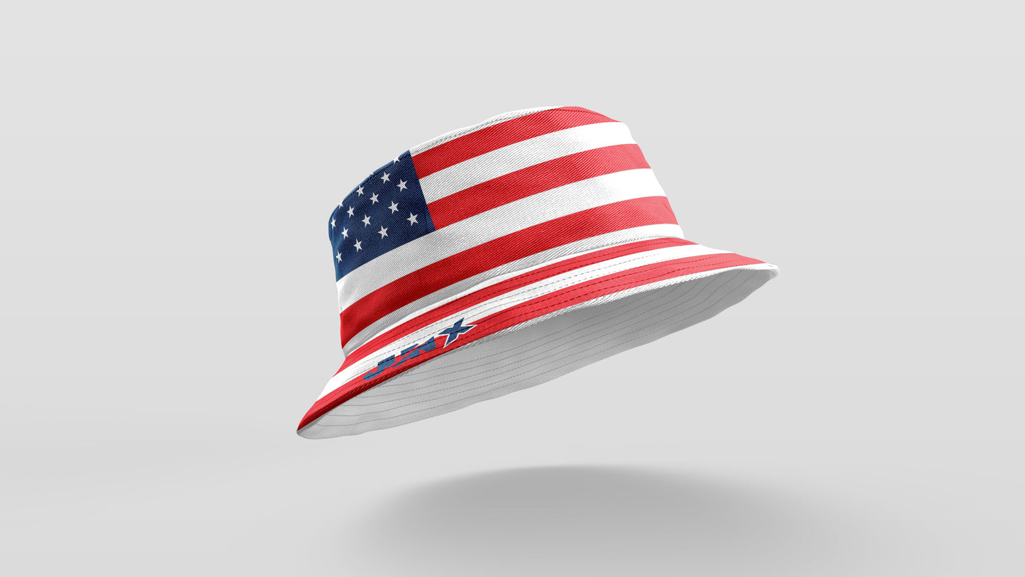 WHSL Reversible DUAL COUNTRY Bucket Hat