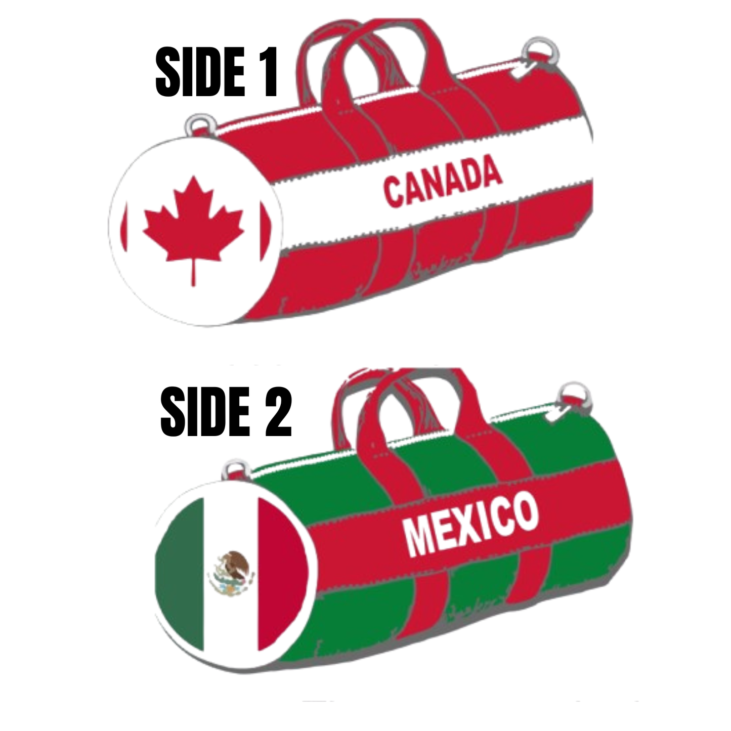 WHSL Premium ROLL Kitbag DUAL COUNTRY
